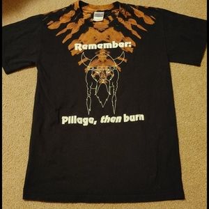 Bleach dye viking shirt